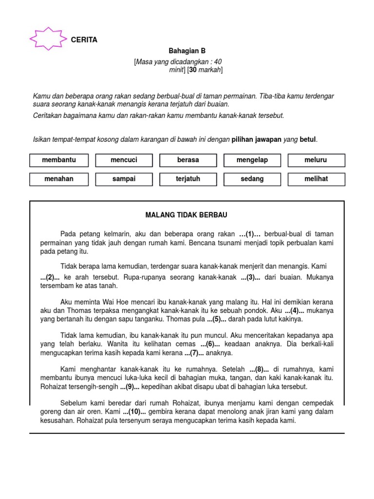 Latihan Penulisan B Pdf