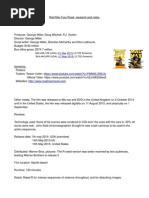 Download Mad Max Fury Road ResearchNotes  by Taylor Clarke SN289236421 doc pdf