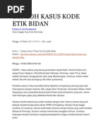 Download Contoh Kasus Kode Etik by Ardhy Cur Cur SN289237463 doc pdf