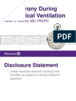 A Synchrony During Mechanical Ventilation