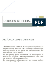 Derecho de Retracto - Perú