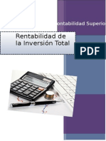 Rentabilidad de La Inversión Total