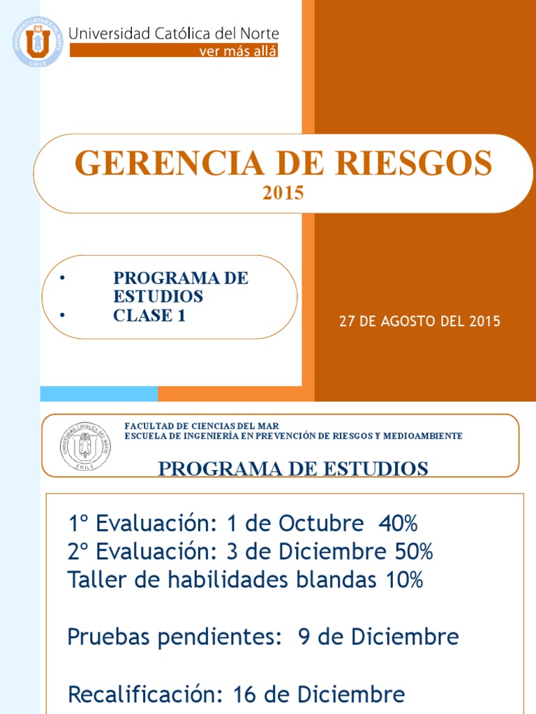 Gerencia de Riesgos en Empresas | PDF | Riesgo | Planificación