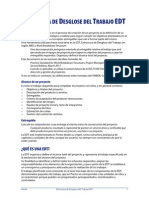 EDT Estructura de Desglose Del Trabajo