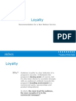 Loyalty - Recommendation For New Service - JS011210