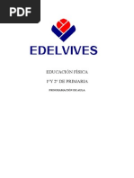   PROGRAMACIÓN DE AULA de EDUCACIÓN FÍSICA  1ºY 2º DE PRIMARIA 