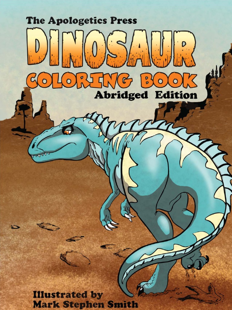 Dinosaur Coloring Book 2014 | PDF | Dinosaurs | Genesis Flood Narrative