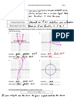 One To One Function:: Vertical Line Test Horizontal Line Test