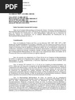 Ordenanza que regula los cambios de zonificación - Lima Metropolitrana