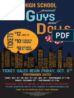 Guys and Dolls Poster 14x26