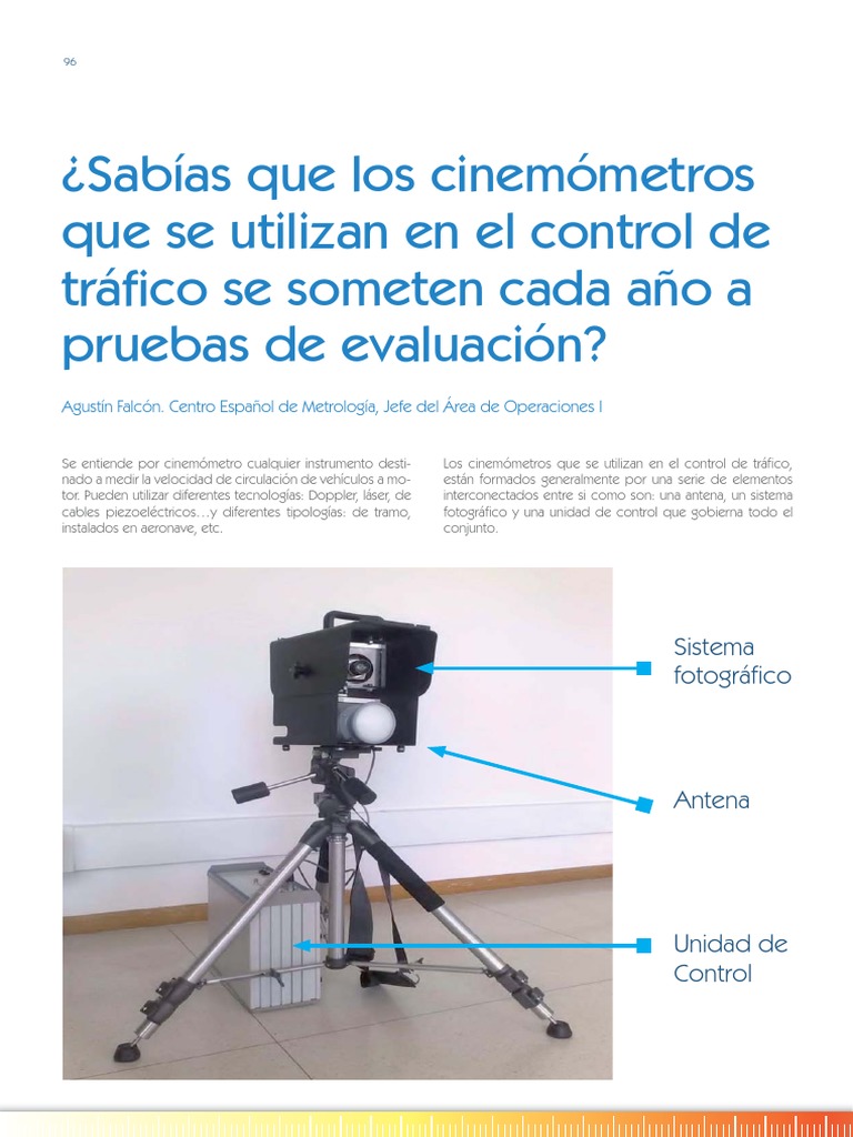 LECTURA 33 Los Cinemometros Que Se Utilizan en El Control de Trafico