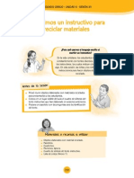 Escribimos Un Instructivo para Reciclar La M, Ateria PDF