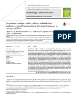 Groundwater decline and tree change in floodplain landscapes