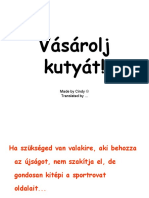 Vásárolj Kutyát!: Made by Cindy Translated by ..