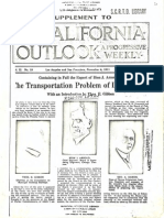 1911 Arnold Transportation Problem Los Angeles