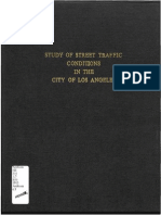 1915 Study of Street Traffic Conditions in the City of La