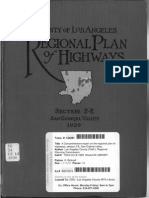 1929 County Los Angeles Regional Plan Highways Section2e Sgv