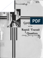 1930 Conference Rapid Transit Question