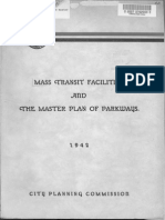 1942 Mass Transit Facilities Master Plan Parkways