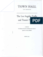 1947 Town Hall Los Angeles Traffic Transit Problem