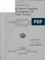1951 Final Report Assembly Interim Commitee Investigation Traffic Control