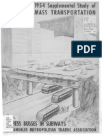 1954 Supplemental Study of Mass Transportation Express Buses On Elevated Roadways