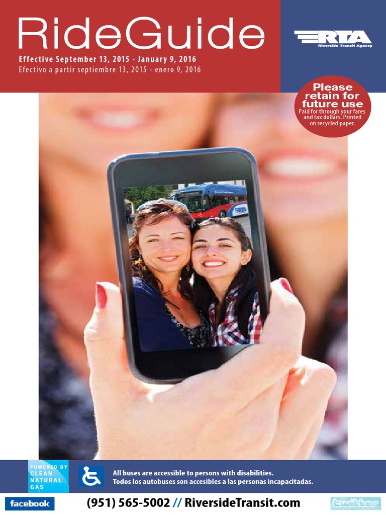 2015 September Ride Guide v.5 | PDF | Identity Document | Public Transport