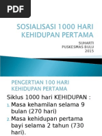 Sosialisasi 1000 Hari Kehidupan Pertama