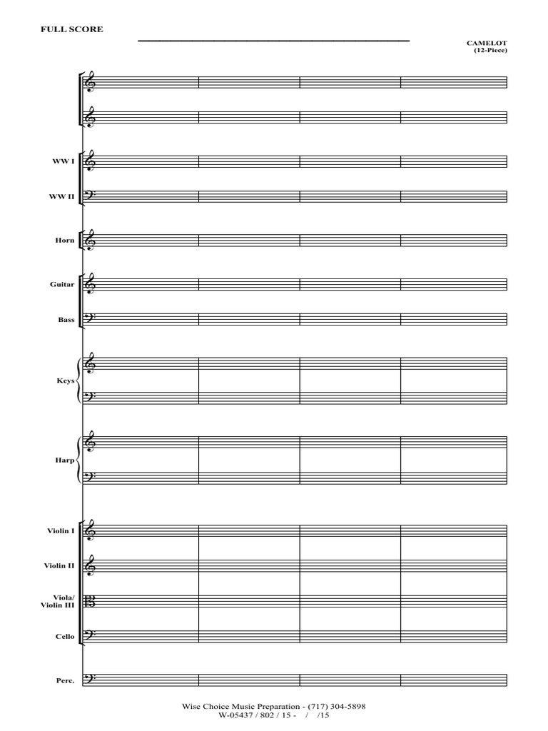 Full Score Manuscript - Full Score | PDF