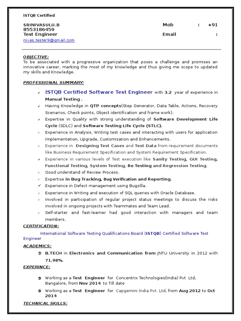 ISTQB Certified Software Test Engineer | PDF | Software Testing ...