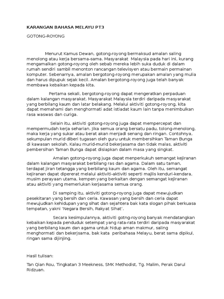 soalan essay english form 2