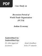 Recession and WTO