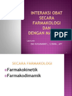 Interaksi Obat Secara Farmakologi