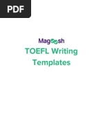 Download TOEFL Writing Templates by Suhas Anantha SN289306081 doc pdf
