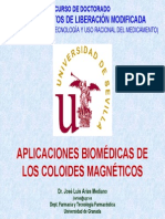 Aplicaciones Biomedicas Coloides Magneticos