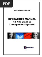 AIS SAAB R4-AIS OPERATION MANUAL