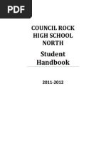 2011-2012 CR North Student Handbook PDF