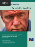 The Snitch System Innocence Project La Colaboración Eficaz