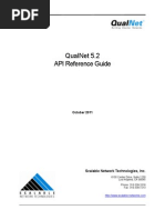 QualNet 5.2 APIReferenceGuide