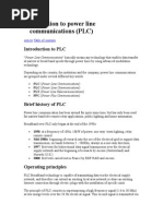 Introduction To Power Line Communications (PLC)