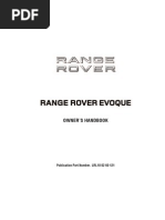 Evoque Owners Club Manual PDF