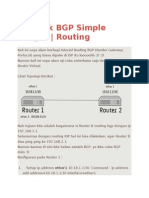 Mikrotik BGP Simple Banget