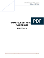 Recueil Des Normes Algériennes-Travaux Publics Au 31.12.2013