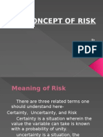 Concept of Risk