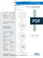 Mechanical Specifications: TIPO XI.1: F-BXA-185055/4-M