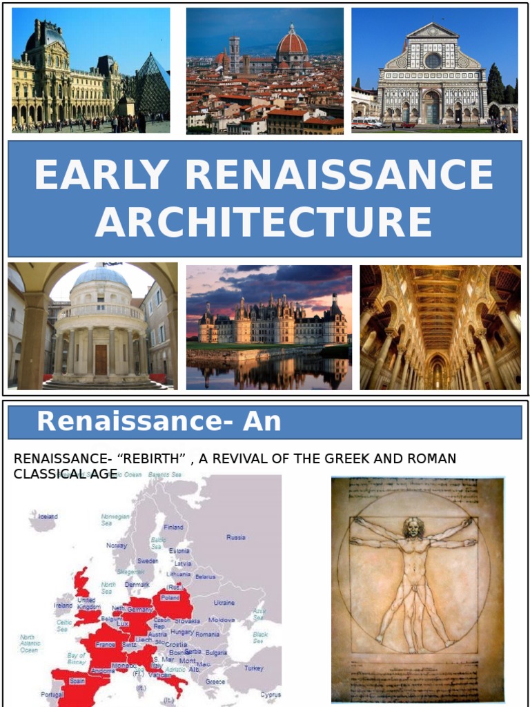 Early Renaissance Architecture | PDF | Renaissance | Architectural Styles