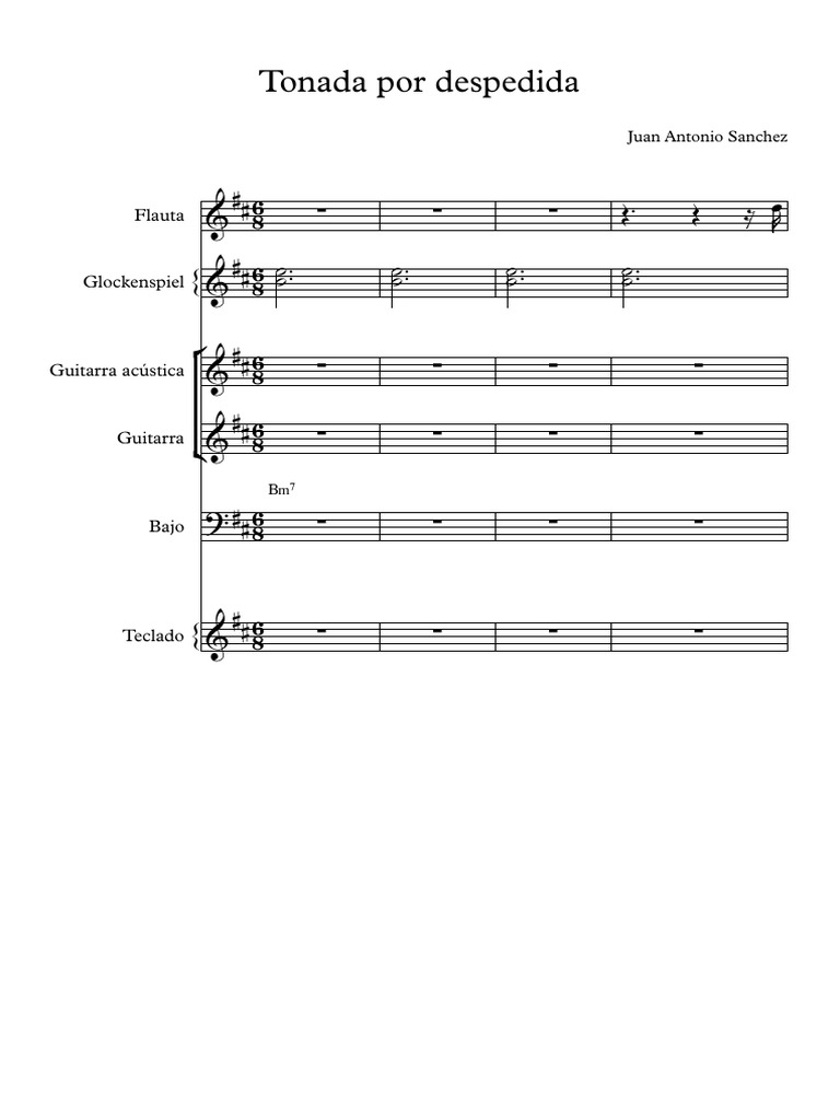 Tonada - Partitura y Partes | PDF | Échecs | Loisirs