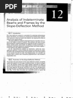 Chapter 12 Analysis of Indeterminate Beams and Frames by The Slope-Deflection Method PDF