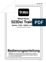 Toro Operators Manual 523 Dxi