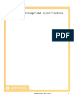 Best Practice Guide Agent Development